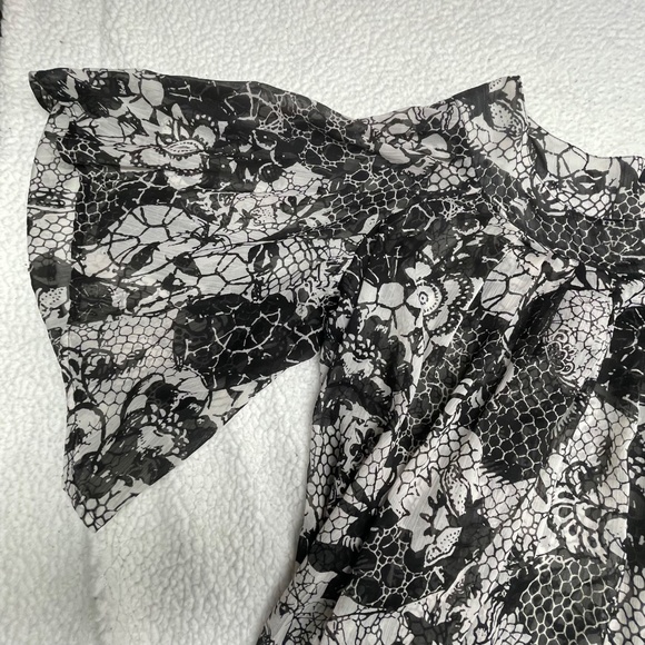 Women’s XL Grace Elements Black/Gray Shear Top - Picture 6 of 13